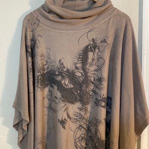 butterfly sweater XL